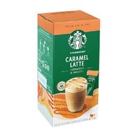STARBUCKS 星巴克 花式奶咖焦糖风味拿铁速溶咖啡21.5g*4袋