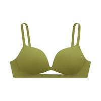 素肌良品奇妙杯内衣女聚拢小胸显大深V无钢圈软支撑无痕薄款文胸