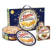 丹麦黄油曲奇饼干500g礼盒装送下午茶休闲零食年货