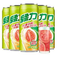 绿力 台湾生产 果味饮品  红番石榴味 包装 480ml