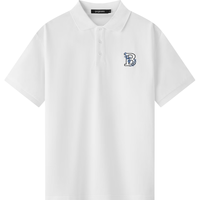 gxg.jeans男装POLO衫2024年夏季翻领刺绣短袖上衣 3色可选 白色 XL 180