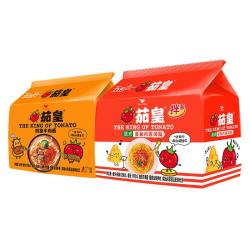 统一 茄皇意式拌面+茄皇牛肉汤面混合口味方便面