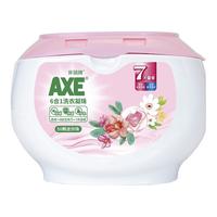 斧头AXE洗衣凝珠除菌除螨7天留香家庭装清香机洗手洗 洗衣液盒装 花萃淳香 1盒