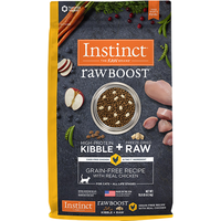 Instinct百利猫粮 生鲜鸡肉+无谷猫罐头套装 生鲜鸡10磅+无谷鸡3oz*24罐