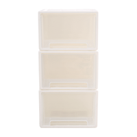 清野の木 D1030 收纳盒 30L*3个 象牙白