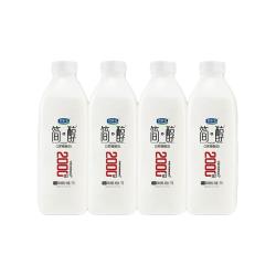 君乐宝 简醇0添加蔗糖低温酸奶1Kg*2