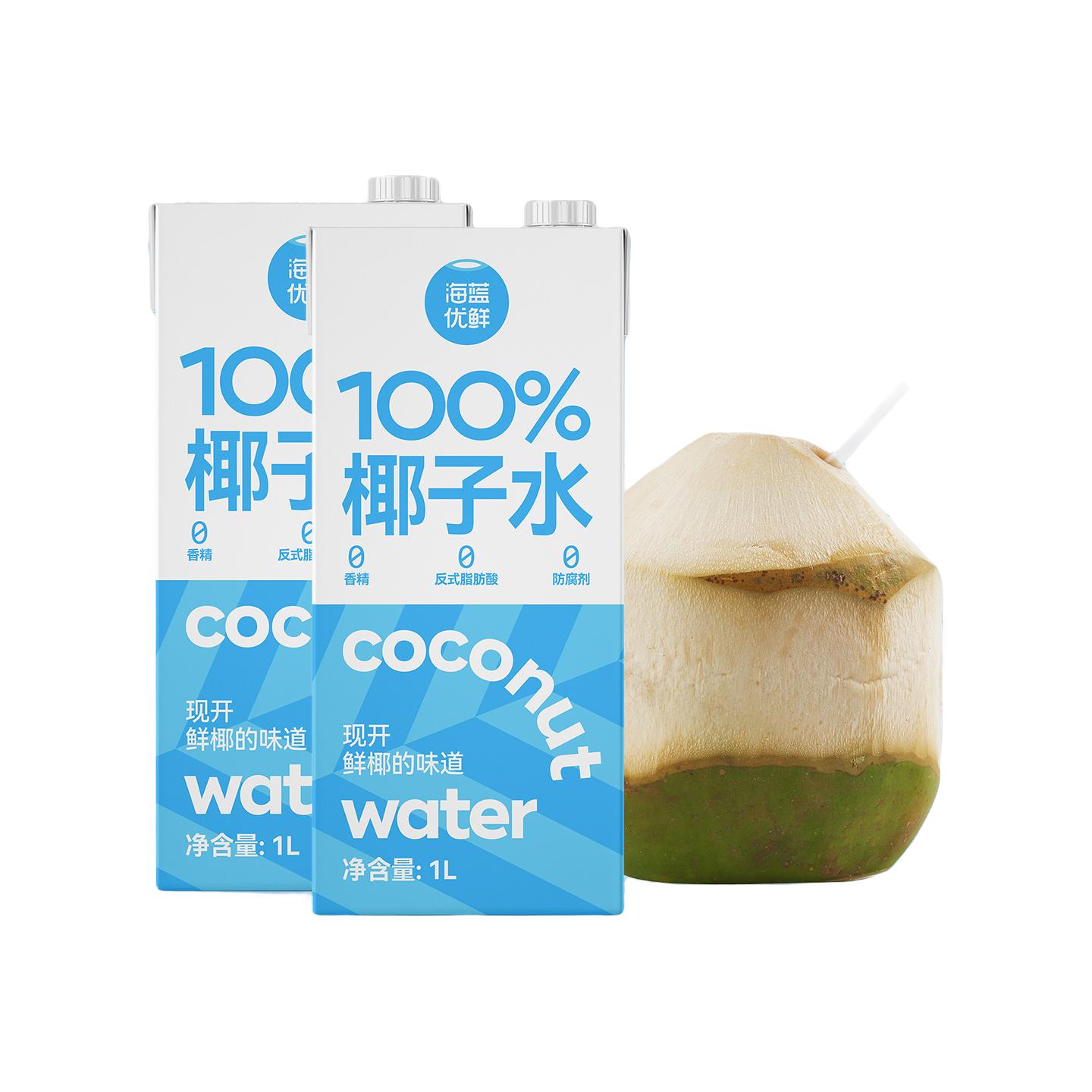  海蓝优鲜 100%纯 椰子水