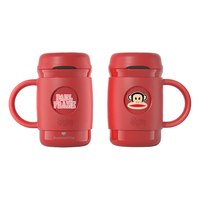 大嘴猴保温杯高颜值咖啡杯男女士茶水杯子儿童 千禧红480ml