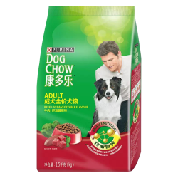 DOG CHOW 牛肉肝蔬菜味全犬成犬狗粮 15kg