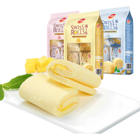 达利园瑞士卷144g夹心蛋糕芒果草莓味营养早餐糕点休闲零食独立包装 混合口味144g*3袋（24枚）
