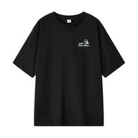 森马 Semir短袖T恤女中长款印花复古2024夏宽松上衣小众