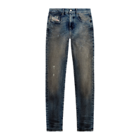 DIESEL/迪赛 复古做旧 男士直筒牛仔裤