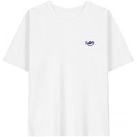 lagogo拉谷谷基础多色休闲纯棉T恤女2024年夏季宽松正肩短袖 本白色(V1) S