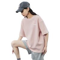 唐狮夏季女短袖T恤设计感小众别致上衣华夫格纯色体恤