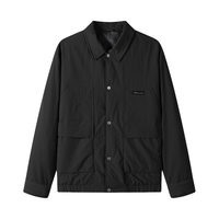 【85鸭绒】冬季简约翻领立体工装口袋轻便休闲男式羽绒服