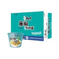 康师傅 藤椒牛肉面 102g*12桶