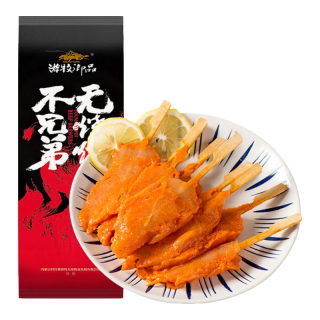 游牧御品烧烤肉串 冷冻半成品烤肉食材 川香鸡柳350g（10串）