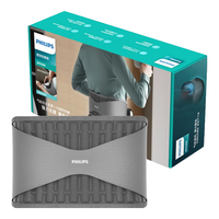 PHILIPS 飞利浦 腰部按摩器 气柱支撑护腰带 腰间盘突出腰肌劳损热敷腰托支撑塑型 父亲节礼物送爸爸 3206B