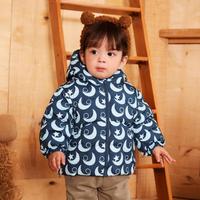 巴拉巴拉 儿童轻薄羽绒服男童小童宝宝婴儿冬季童装连帽外套简约时尚洋气潮