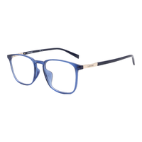 Levi's/李维斯 眼镜框+依视路钻晶膜岩1.60镜片 依视路钻晶膜岩1.60/-1000度内 PJP透明蓝