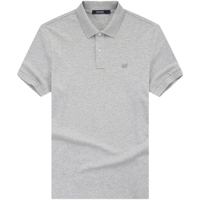 雅戈尔 短袖POLO衫男翻领扁机领设计呼吸棉吸湿透气领子保型性佳