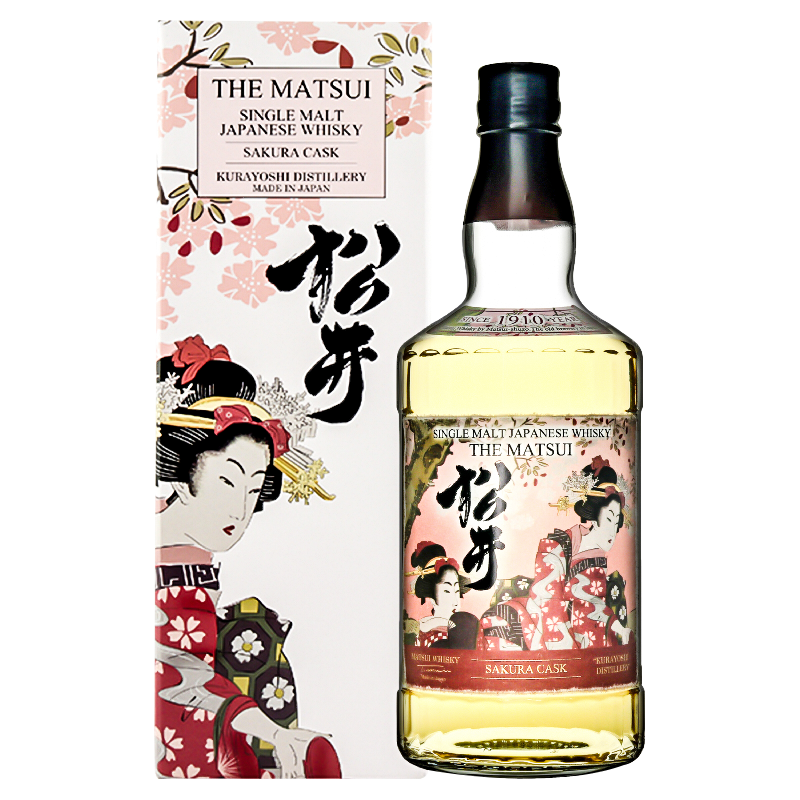 松井酒造 单一麦芽 日本威士忌 樱花木桶味 48%vol 700ml