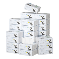 山丘抽取式抽纸 4层240张36包超柔面巾纸整箱纸巾天然无香餐巾纸