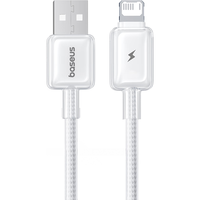  BASEUS/倍思 快充 苹果充电线  冰透白 Lightning 2.1-3A USB-A