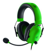 雷蛇 旋风黑鲨V2 X 耳罩式头戴式降噪有线游戏耳机