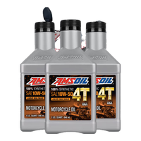 安索(AMSOIL)领航全合成 凯越10W50摩托车机油套装3瓶 321R/RR 400/500/525F/X