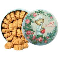 香港珍妮曲奇聪明小熊饼干原味手工奶油小花640g零食礼盒装