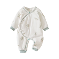 贝肽斯婴儿连体衣春秋季恒温保暖长袖哈衣婴儿衣服 仙人掌-偏襟 66cm