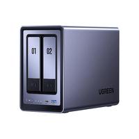 绿联 UGREEN私有云DH2100E DX4600Pro NAS网络存储服务器个人家庭家用盘企业网盘远程局域网数据共享储存主机硬盘柜
