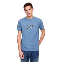 Gap男女装2025春季纯棉字母logo短袖T恤常规上衣美版570044 深蓝色 XS 美码 S亚洲码175/88A