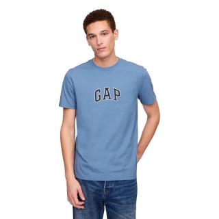 Gap 男女装2025春季纯棉字母logo短袖T恤常规上衣美版570044 深蓝色 XS 美码 S亚洲