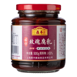 鼎丰 古方玫瑰腐乳500g 秘制古方软糯香甜 中华