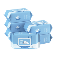 移动端、京东百亿补贴：京东京造 JOY联名 湿厕纸 80片*6包