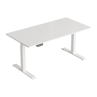 乐歌电动升降电脑桌双电机站立办公学习写字书桌E5-N/1.2m雅白套装 E5N白腿|环保生态板|雅白