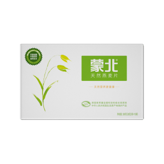 蒙北 即食 天然麦片 560g