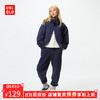 UNIQLO 优衣库 女装舒适长裤/休闲裤加绒保暖25秋冬479912 69 藏青色 L /160/88
