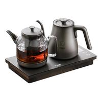 天福源 T58 纯钛 智能热水壶 双炉茶台 嵌入式电茶炉