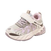 ABC KIDS童鞋儿童软底跑步鞋2025冬季保暖男女童二棉鞋加绒鞋子 米粉 34 内长约22cm