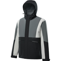 HLA海澜之家羽绒服男运动SPORTSDAY轻薄保暖镶拼外套男 175/92A(L)