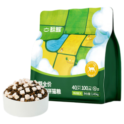 酥醒 幼猫成猫冻干双拼全价猫主粮益生菌鱼油美毛4.8kg