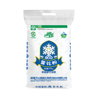 天山 新疆古城雪花面粉10kg冬小麦熟一季面条包子馒头饺子通用小麦粉