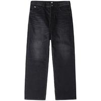 Lee【张凌赫代言】25秋新EasyRider761宽松阔腿黑灰色男牛仔裤 黑灰色 31