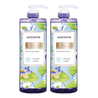 watsons 屈臣氏 睡莲幽香沐浴露 1L*2