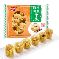 顺味 猪肉虾米干蒸 500g 约30个 虾仁烧卖 早餐 烧麦 广式 早茶点心