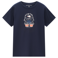 GIORDANO 佐丹奴 女士圆领短袖T恤