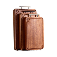 初心乌檀木整木菜板抗菌防霉家用双面案板厨房砧板切菜板40*27*3CM 3-5人用【40*27*3.0CM】乌檀木